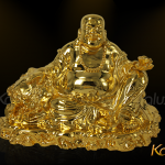 Tượng Phật Di Lặc mạ vàng giúp bảo vệ tiền tài cho gia chủ