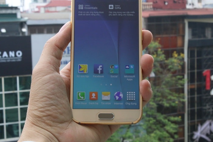 Samsung Galaxy S6 và Edge mạ vàng