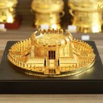 Mô hình đền thờ các vua Hùng tại Cần Thơ mạ vàng 4